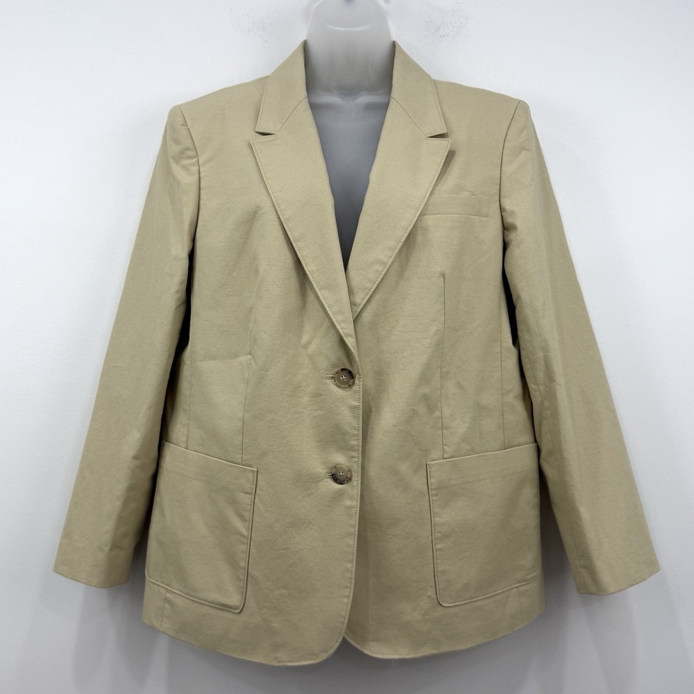 J Crew Margeaux Linen Blazer 12 NWT Old Money Sophisticated Equestrian Career